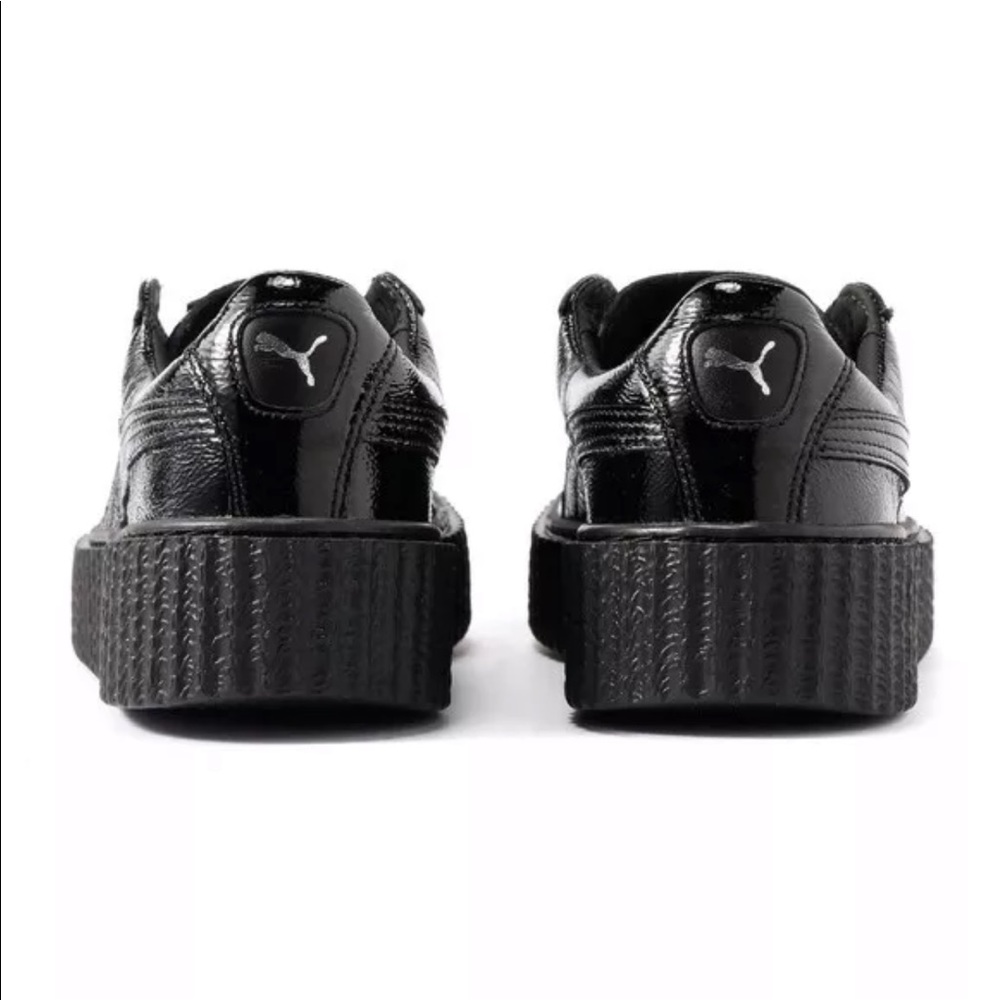 Puma Platform Patent Leather Sneakers in Black - Picture 3 of 8